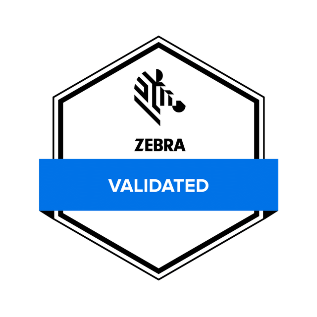 Badge Zebra Validated décerné à LogisticaHQ par Zebra Technologies